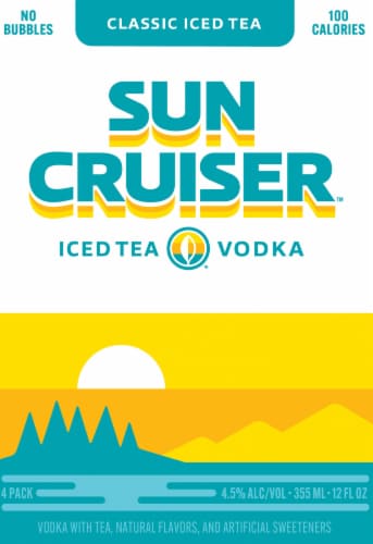 Sun Cruiser Iced Tea Vodka Perspective: right