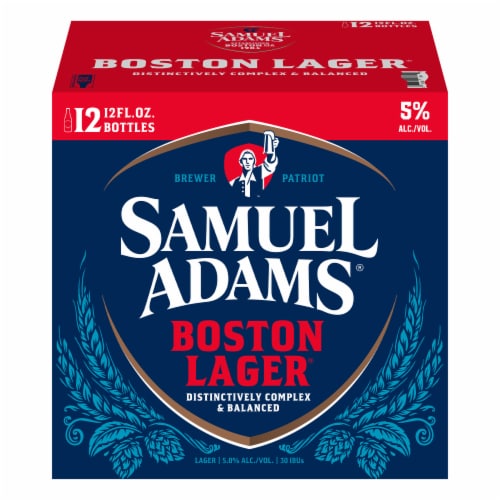 Samuel Adams Boston Lager Beer Perspective: right