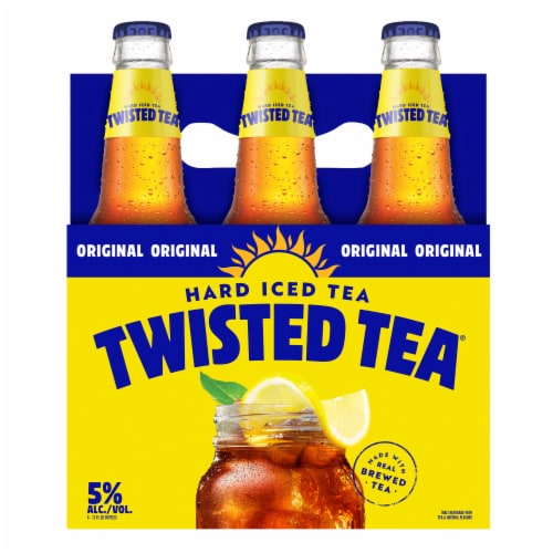 Twisted Tea Original Hard Iced Tea Perspective: right