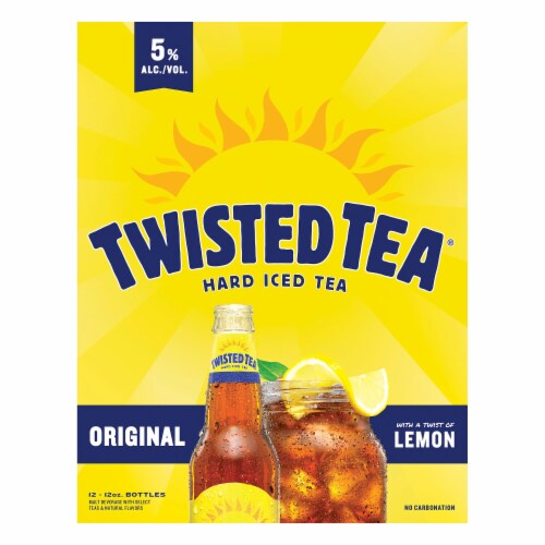 Twisted Tea Original Flavored Hard Beverage Perspective: right