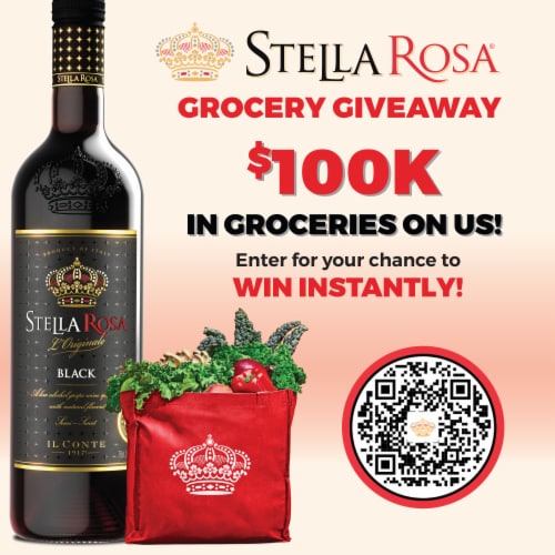 Stella Rosa Red Italian Semi-Sweet Red Wine Perspective: right