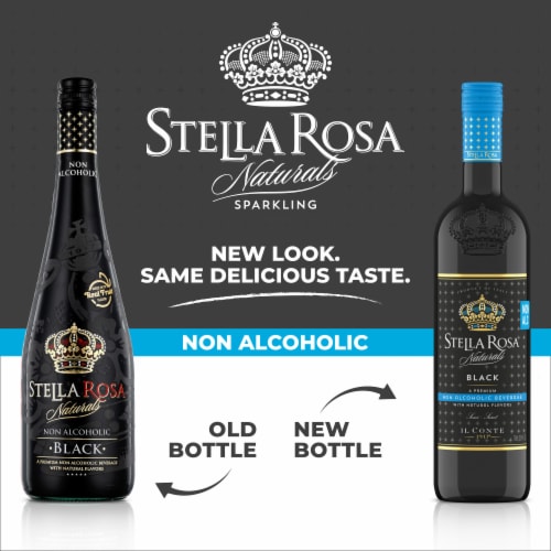 Stella Rosa Naturals Non-Alcoholic Italian Black Wine Perspective: right