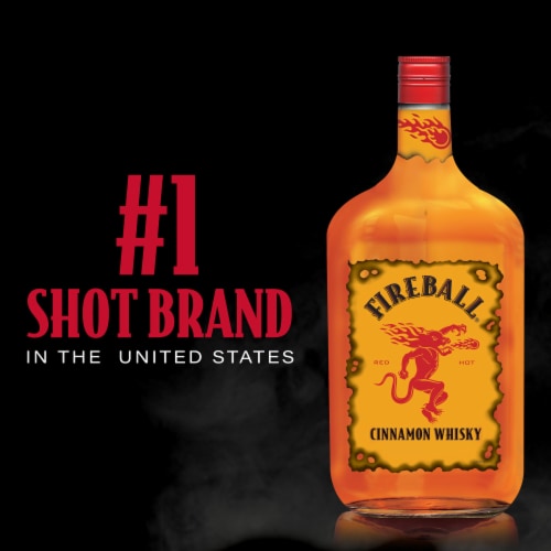 Fireball Hot Cinnamon Blended Whisky Perspective: right