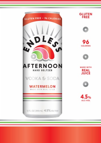 Endless Summer Watermelon Hard Seltzer Perspective: right