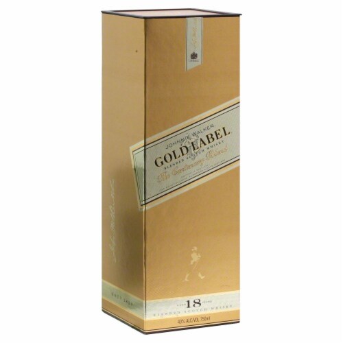 Johnnie Walker Gold Label 18 Year Blended Scotch Whisky Perspective: right