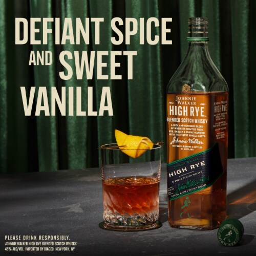 Johnnie Walker Whisky - Blended Scotch High Rye Perspective: right
