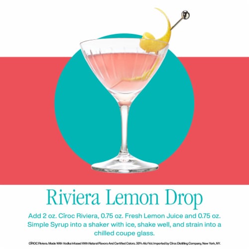 Ciroc Vodka Riviera Strawberry Limonade Perspective: right