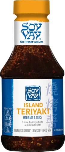 Soy Vay Island Teriyaki Marinade and Sauce Perspective: right