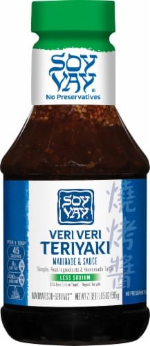 Soy Vay Less Sodium Veri Veri Teriyaki Marinade and Sauce Perspective: right