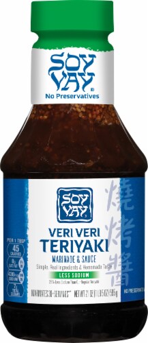 Soy Vay Veri Veri Teriyaki Less Sodium Marinade and Sauce Perspective: right