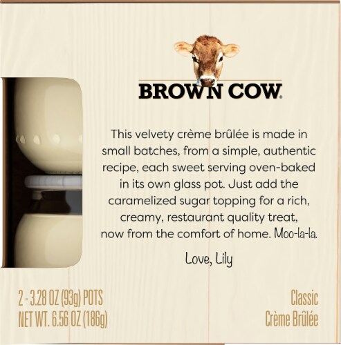 Brown Cow® Creme Brulee Perspective: right