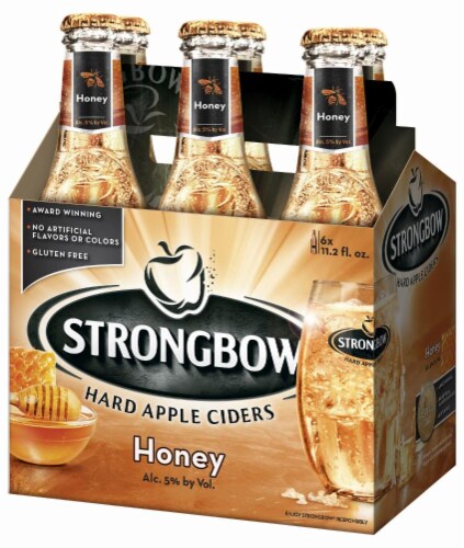 Strongbow Honey Hard Apple Cider Perspective: right