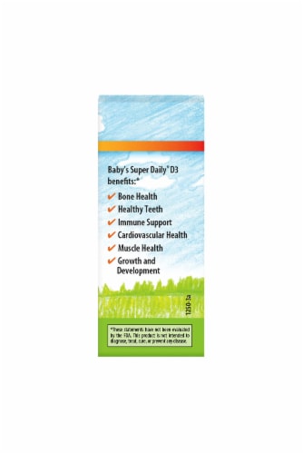 Carlson Super Daily D3 for Baby Liquid Vitamin D Perspective: right