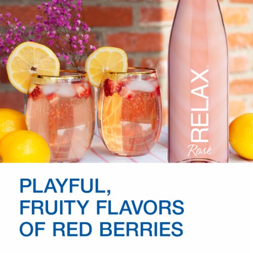 Relax Spanish Rosé Wine Perspective: right