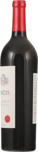 St. Francis Winery Merlot California Red Wine Perspective: right