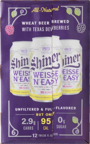 Shiner® Weisse 'N' Easy Wheat Beer Perspective: right