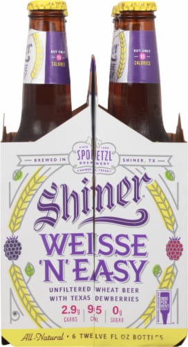 Shiner® Weisse 'N' Easy Wheat Beer Perspective: right