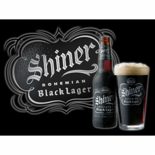 Shiner® Black Lager Craft Beer Perspective: right
