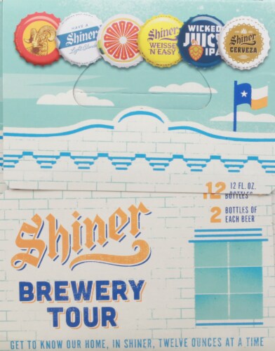 Shiner Brewery Tour Beer Variety Pack Perspective: right