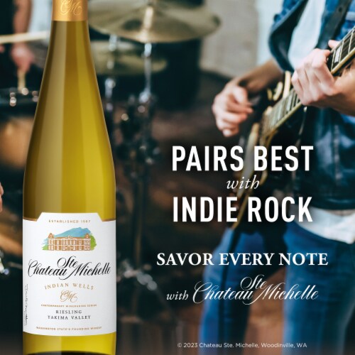 Chateau Ste Michelle Indian Wells Riesling Washington White Wine Perspective: right