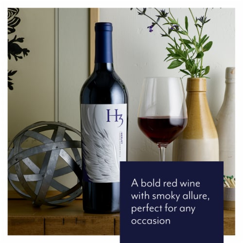 H3 Merlot Washington Red Wine Perspective: right