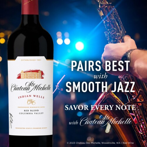 Chateau Ste Michelle Indian Wells Red Blend Washington Red Wine Perspective: right