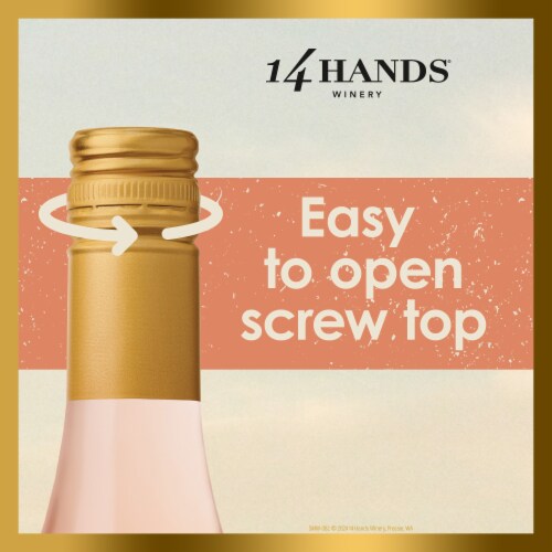 14 Hands® Rosé Washington Wine Perspective: right