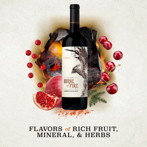 Borne of Fire Cabernet Sauvignon Washington Red Wine Perspective: right