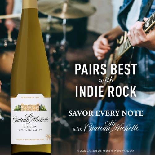 Chateau Ste Michelle Columbia Valley Riesling Washington White Wine Perspective: right