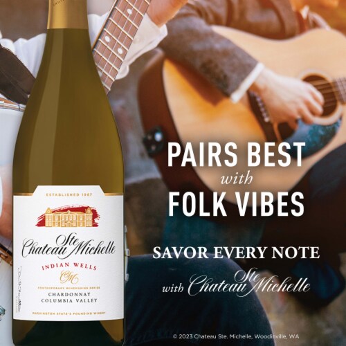 Chateau Ste Michelle Indian Wells Chardonnay White Wine Perspective: right