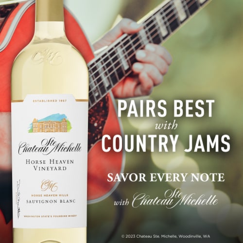 Chateau Ste Michelle Horse Heaven Hills Sauvignon Blanc Washington White Wine Perspective: right