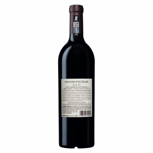 Stag's Leap Wine Cellars Cabernet Sauvignon California Red Wine Perspective: right