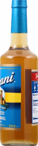Torani® Sugar Free Salted Caramel Syrup Perspective: right