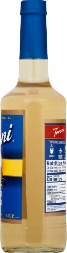 Torani Sugar Free French Vanilla Syrup Perspective: right
