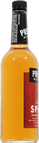 Prestige Liquor Spiced Rum Dark Rum Perspective: right