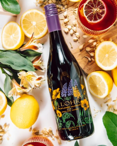J. Lohr Wildflower Valdiguie California Red Wine Perspective: right