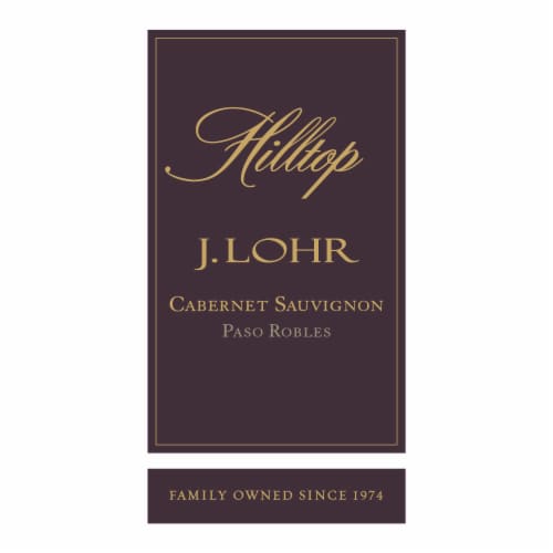J. Lohr Hilltop Cabernet Sauvignon Perspective: right