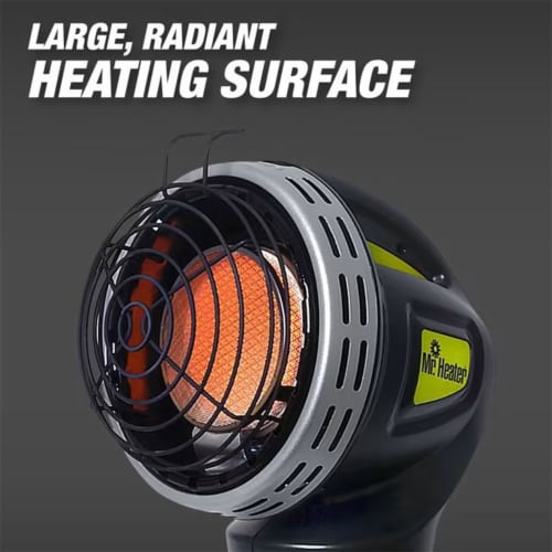 Mr. Heater MH4GC 4000 BTU Radiant Propane Portable Golf Cart Cup Holder Heater Perspective: right
