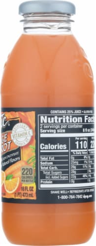 Mistic® Orange Carrot Juice Blend Perspective: right