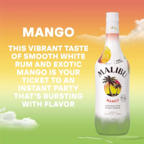 Malibu Mango Rum Perspective: right