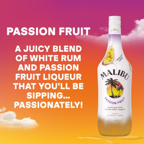 Malibu Passion Fruit Rum Perspective: right