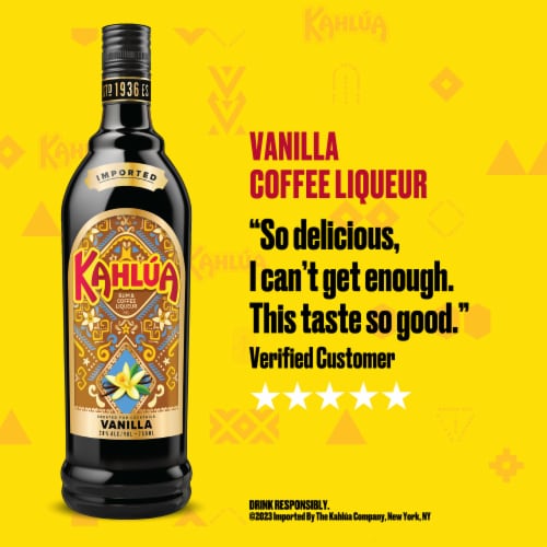 Kahlua Vanilla Coffee Liqueur Perspective: right