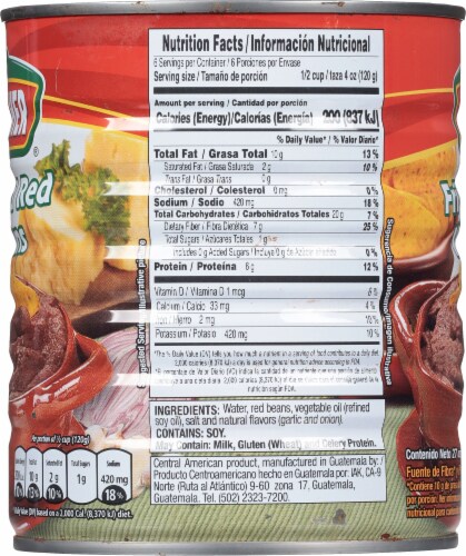 Malher Refried Red Beans Perspective: right