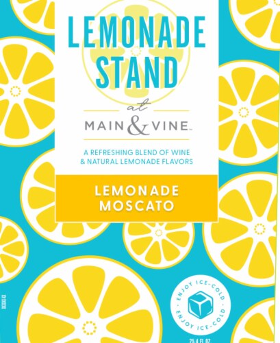 Lemonade Stand™ Lemonade Moscato White Wine Perspective: right