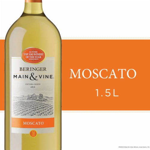 Beringer Main & Vine Moscato California White Wine Perspective: right