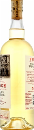Beringer Bros California Tequila Barrel Aged Sauvignon Blanc White Wine Perspective: right