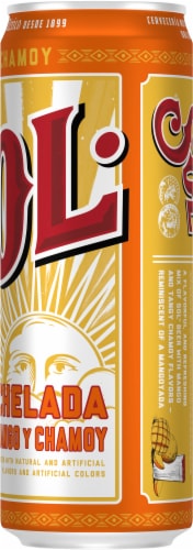 Sol® Chelada Mango Y Chamoy Mexican Beer Perspective: right