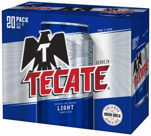 Tecate Cerveza Light Beer Perspective: right