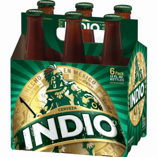 Indio Cerveza Beer Perspective: right