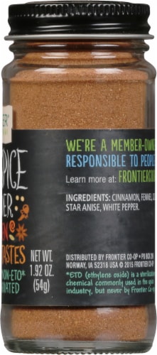 Frontier® Five Spice Powder Salt-Free Blend Perspective: right